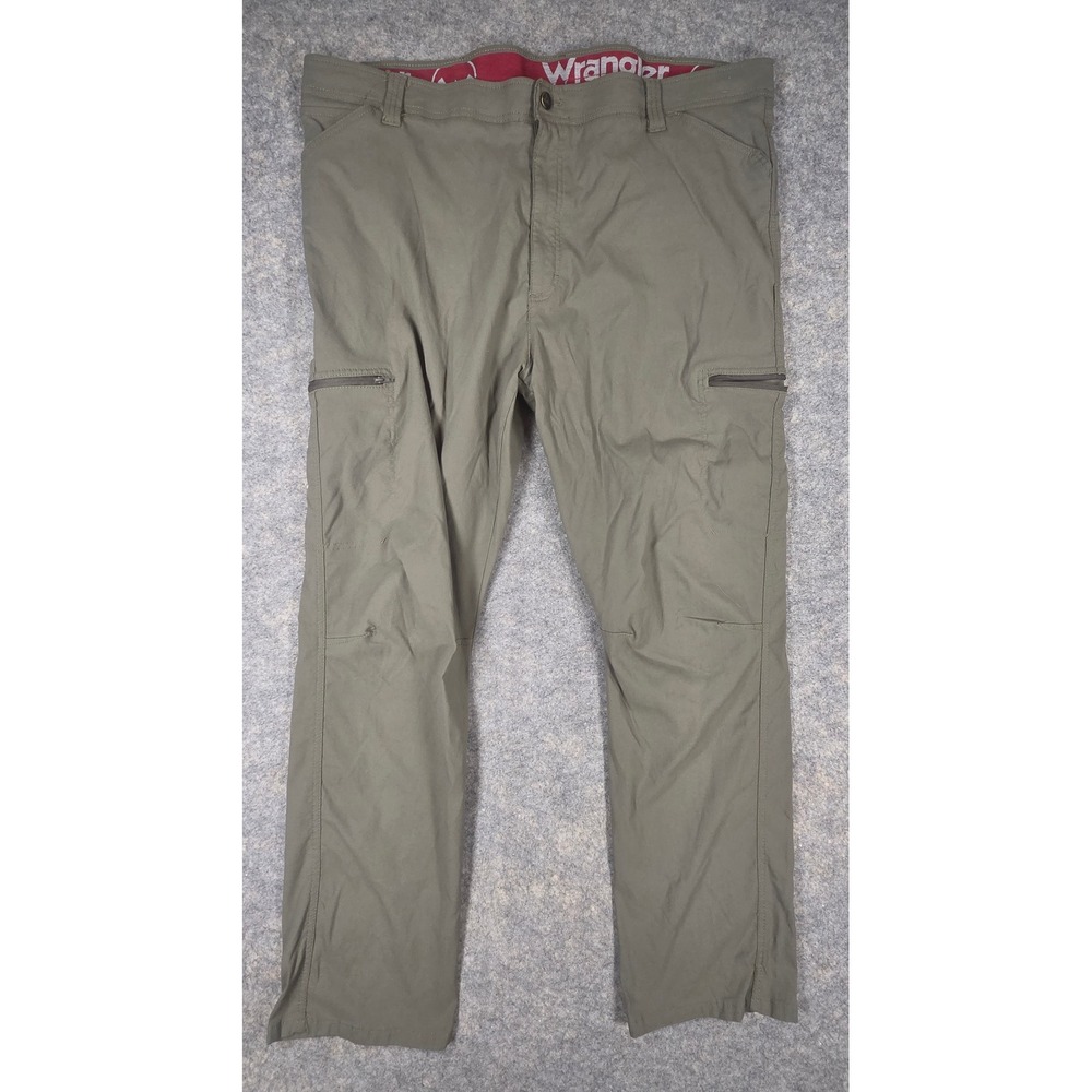 Wrangler ATG All Terrain Gear Mens Cargo Pants Olive Green 44x30 10NW788EG